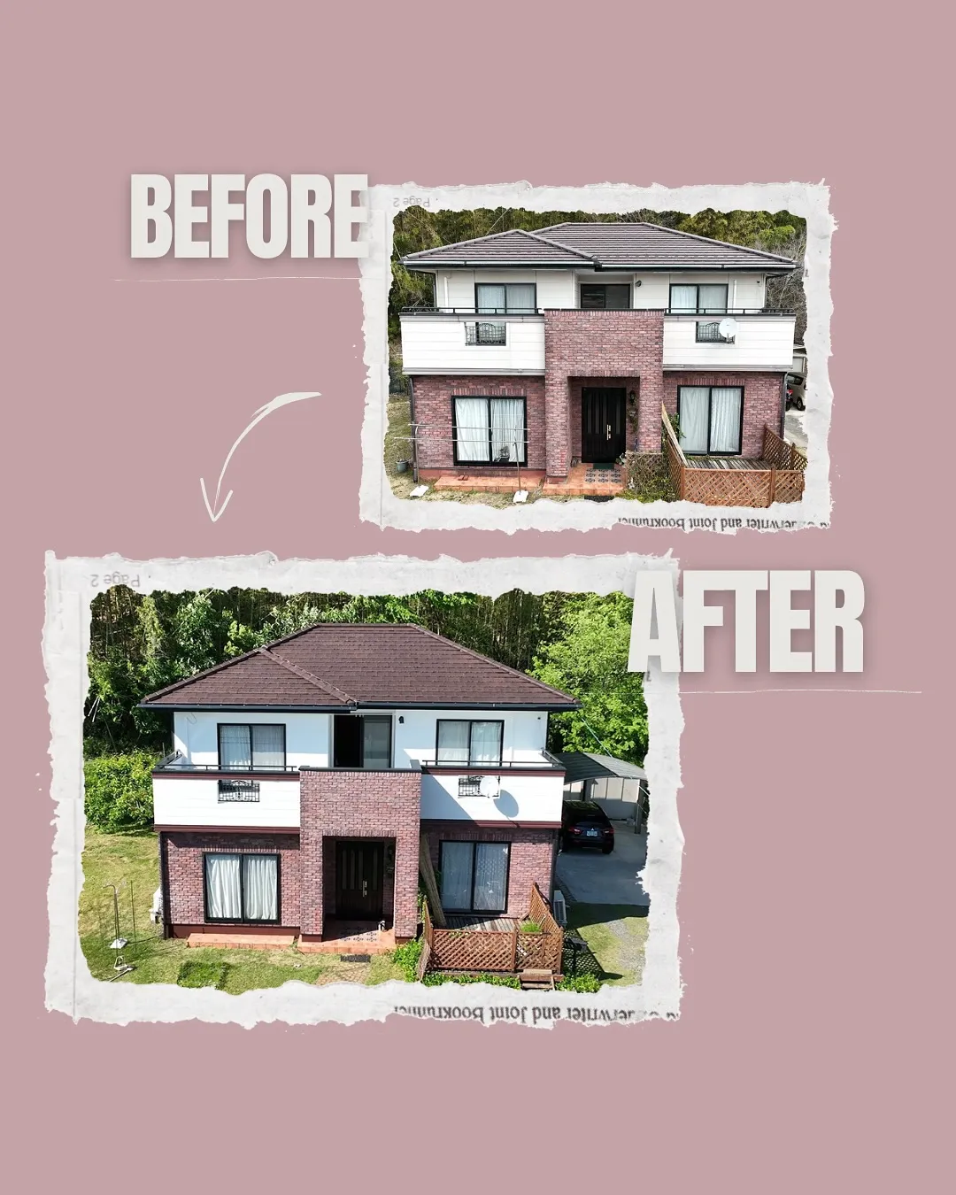 岡山県美作市での外壁塗装をご紹介させていただきます✨今回の施...